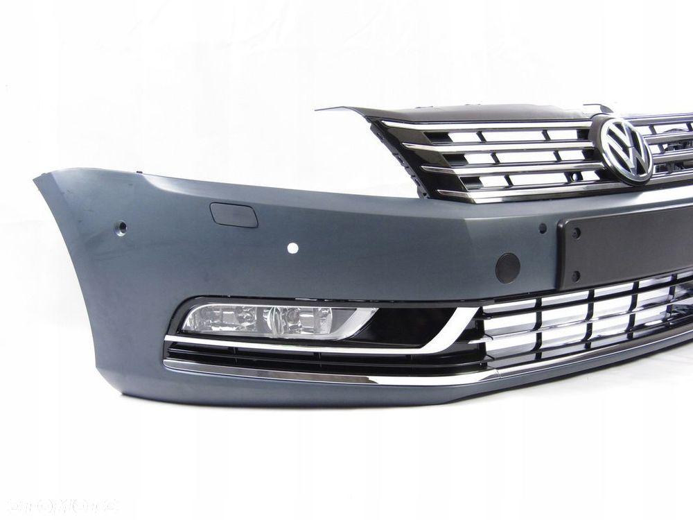 Zderzak przedni VW Passat B7 10 - 14 6-PDC + Spryskiwacze Kompletny ! - 8