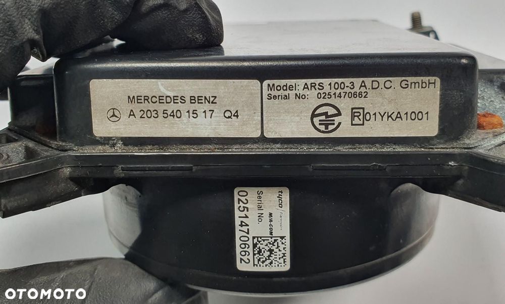 RADAR TEMPOMATU AKTYWNY DISTRONIC MERCEDES W209 A2035401517 - 4
