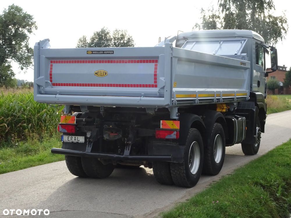 MAN TGS 26.480 6X6  Kipper Meiller 3-stronny Hydroburta stan idealny - 7