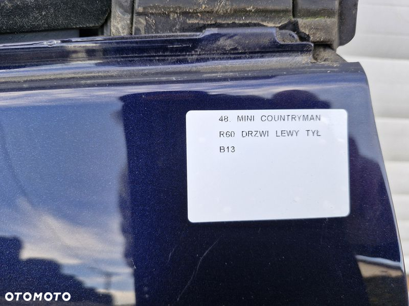MINI COUNTRYMAN R60 DRZWI LEWY TYŁ LEWE TYLNE B13 - 3