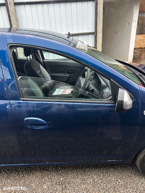Usa Dreapta Fata Dacia Sandero 2 2012 - 2016 Hatchback 4 Usi Bleu cosmos TERPR (1424) - 1