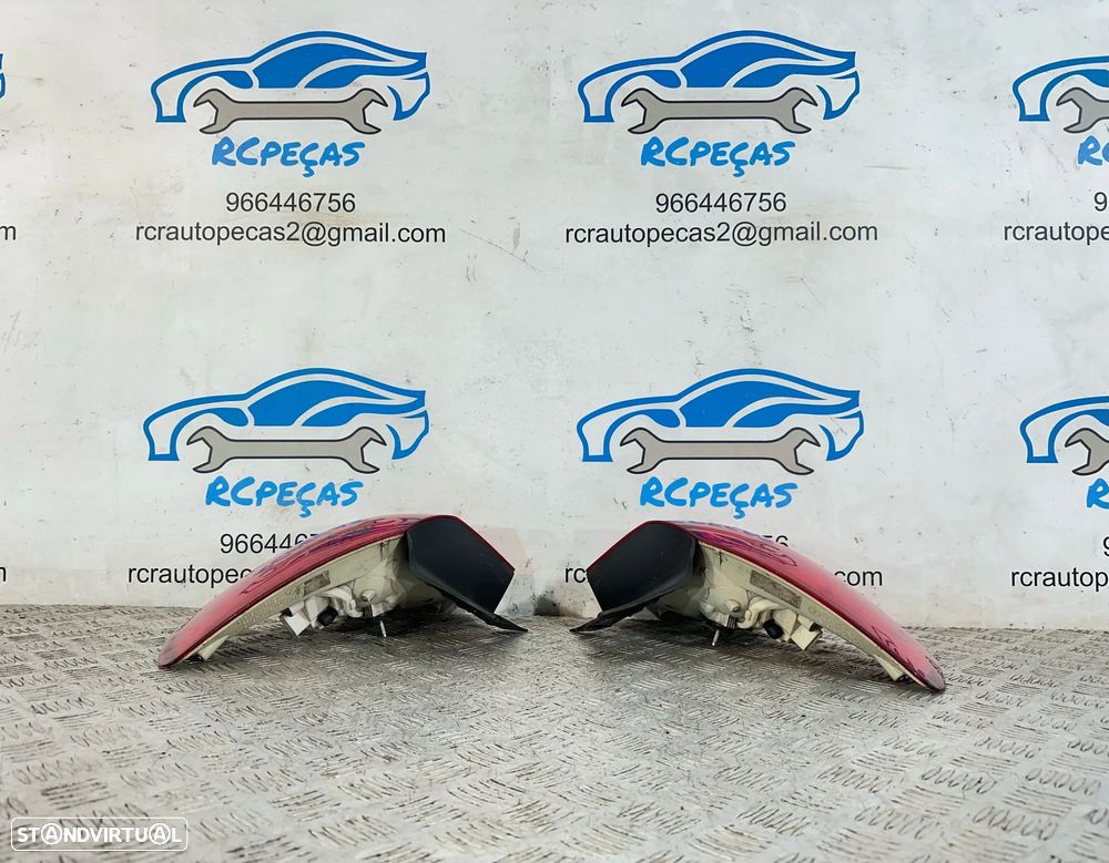 .Conjunto Farolins Led Tras Traseiro Direito Esquerdo Original GM Opel Astra J 13306460 13306459 2009 - 2015 - 5