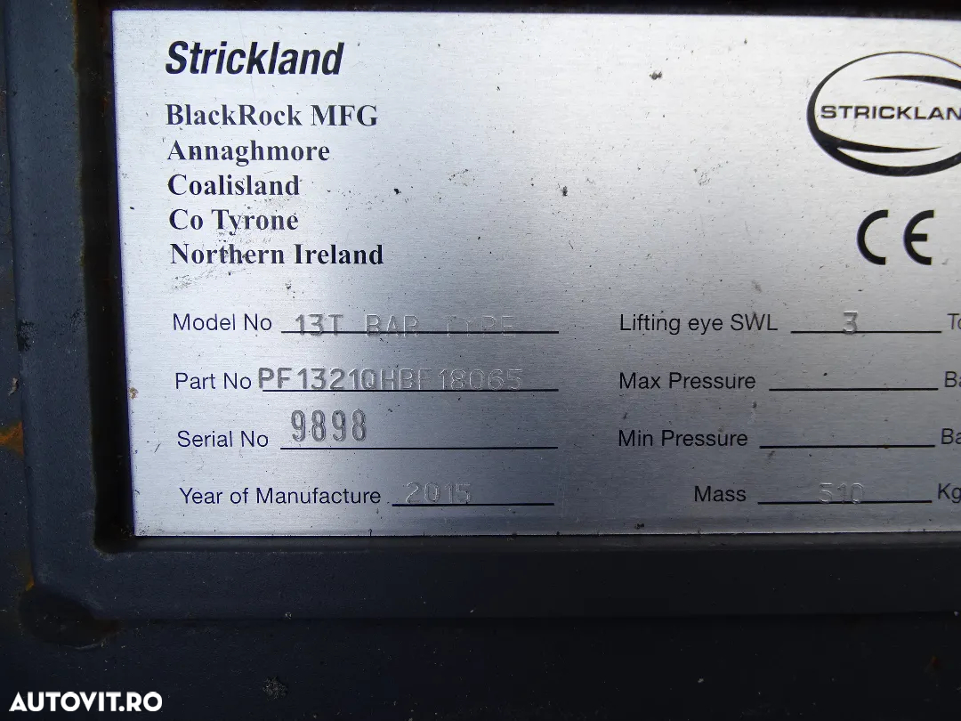 Set furci Strickland pt. excavatoare , incarcatoare - 6