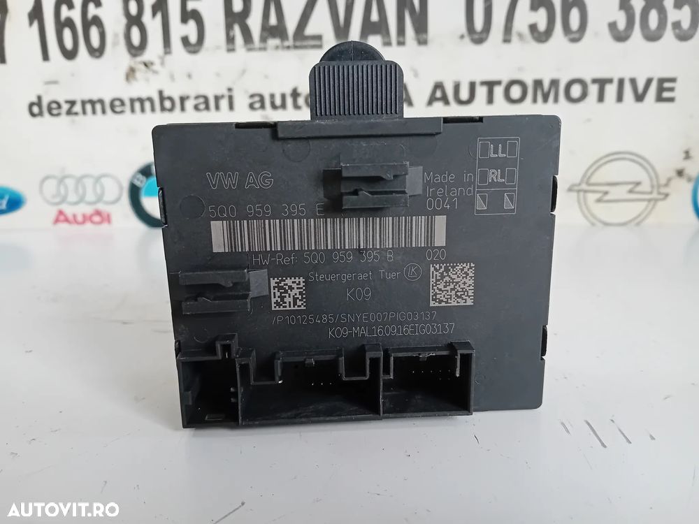 Calculator Modul Confort Usa Fata Vw Seat Skoda Audi Cod 5Q0959395E 5Q0959395B - 3
