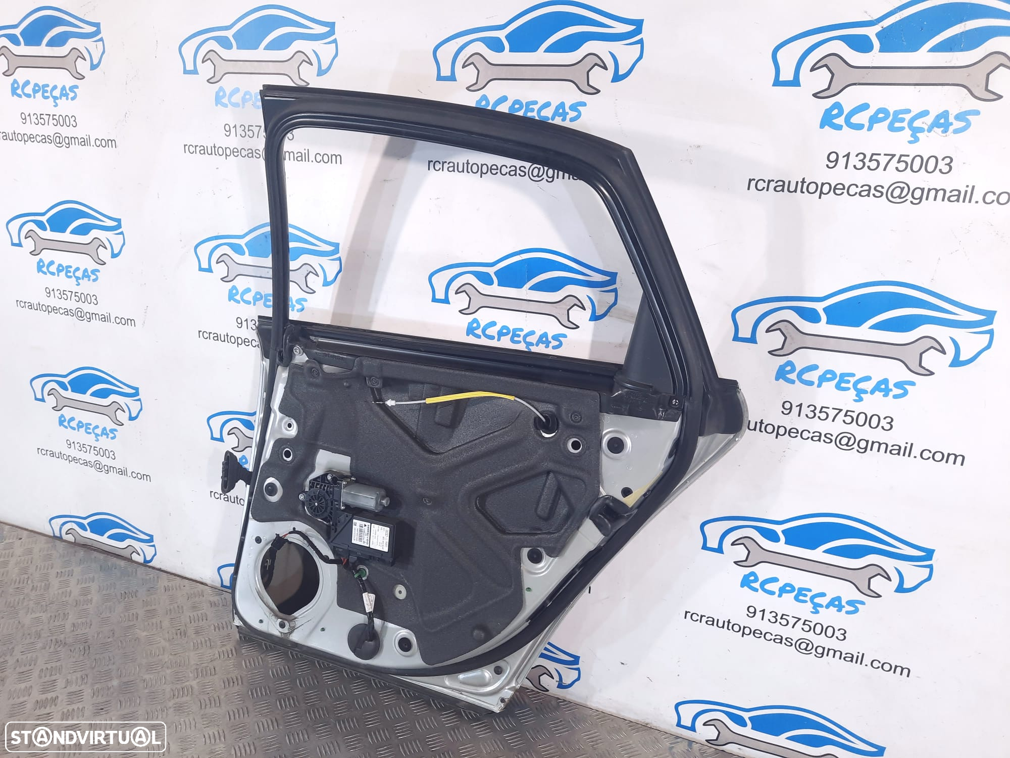 PORTA PORTAS TRASEIRA TRÁS DIREITA AUDI A4 B7 SLINE SEDAN CARRO 8E0833052H 8E0833052 FECHO ELEVADOR MOTOR PUXADOR VIDRO - 5