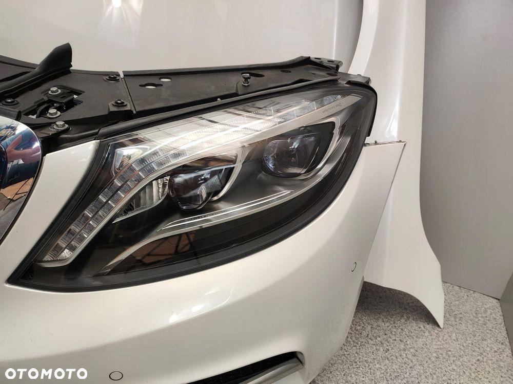 MERCEDES W222 AMG PRZÓD ZDERZAK PAS LAMPY MASKA - 5