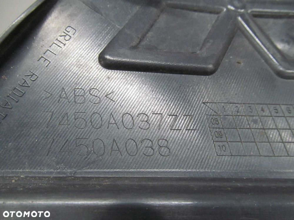 MITSUBISHI OUTLANDER II LIFT 06-12 ATRAPA GRILL CHLODNICY 7450A037 - 6