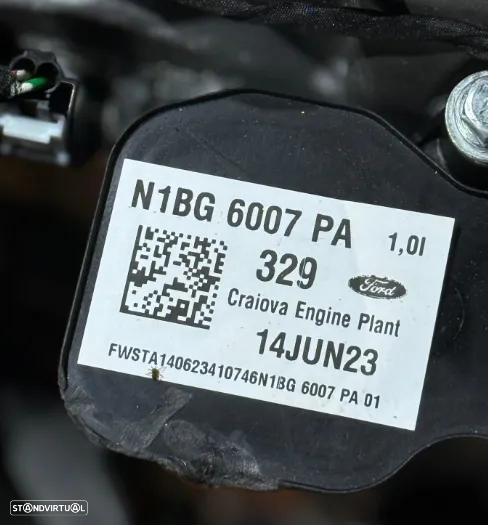 Motor Ford Puma 1.0 EcoBoost Ref: B7JA/B7JB Ano 2024 Com 911Kms - 3