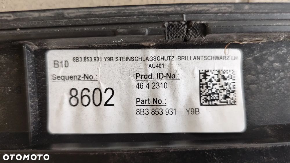 LISTWA PROGOWA LEWA PRÓG LEWY AUDI A5 B10 KOMBI AVANT 2024- 8B3853931 - 11