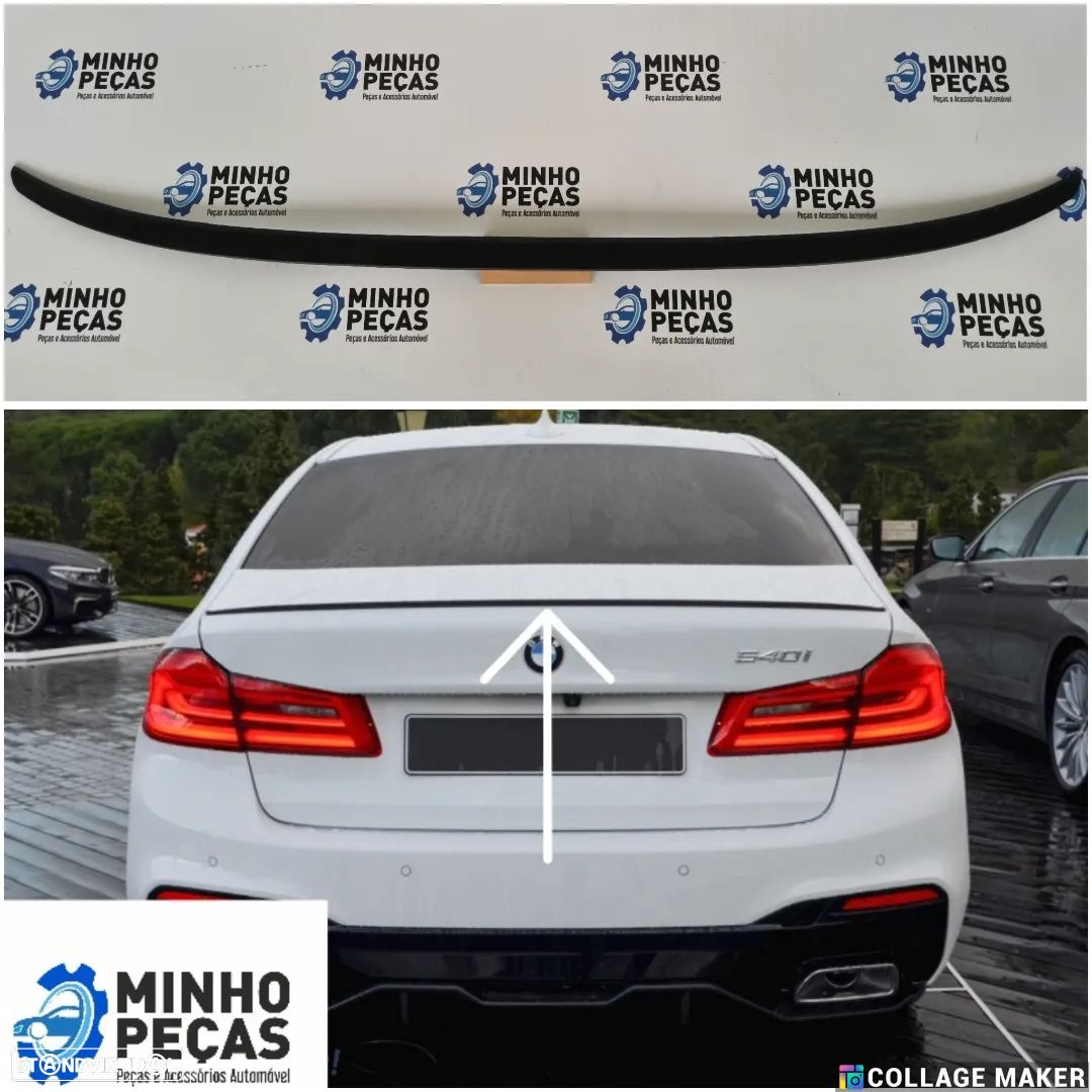 Aileron | Spoiler Mala BMW Novo Série 5 (G30) Look M5 - 1