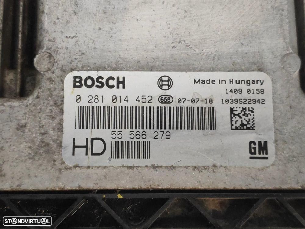 CENTRALINA MOTOR UCE OPEL ASTRA H TWINTOP 2006 -0281014452 - 4