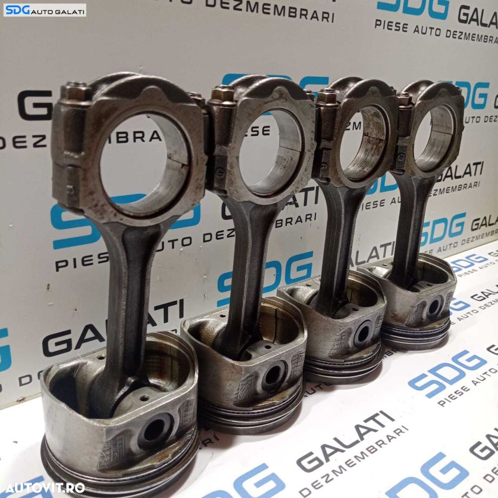Set Piston Pistoane cu Biela Biele Renault Scenic 1 1.6 B 1997 - 2003 [X1122] [X1123] - 3