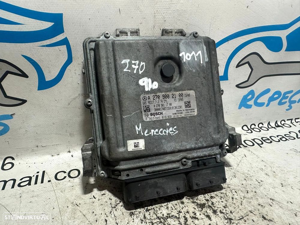 .Centralina Motor Bosch Mercedes Benz A2709002100 0261S09816 MED 17.7.2 - 5