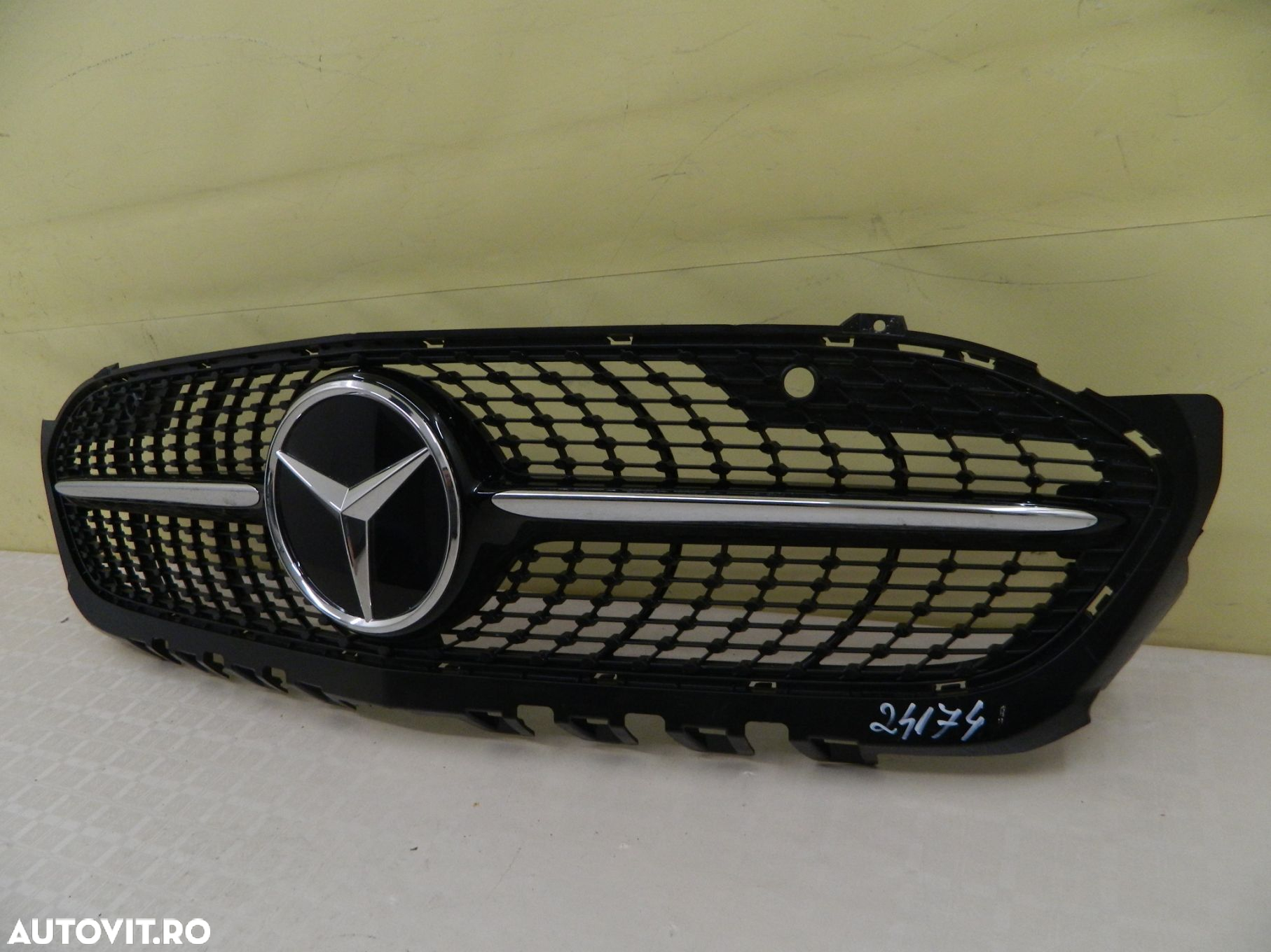 Grila radiator Mercedes A-Class W177 AMG DIAMOND, 2019, 2020, 2021, 2022, 2023, 2024, cod origine A1778880200. - 4