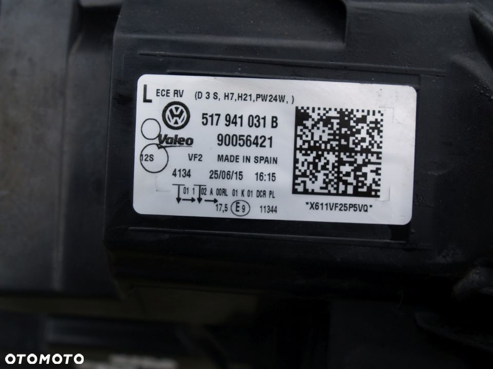 Image Volkswagen Golf Sportsvan Světlomet Levá Lampa Levá VW Xenon - 517941031B