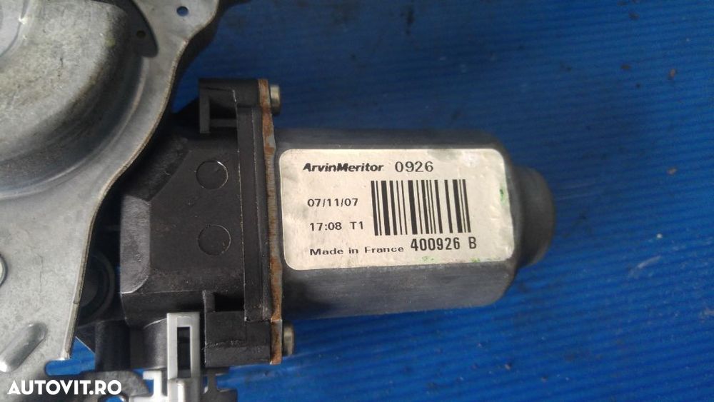 macara cu motoras dreapta fata nissan note e11  2004-2013 400926b - 3