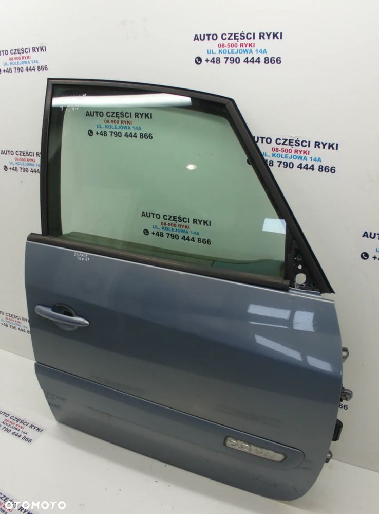 Renault Espace IV Drzwi prawy przód Zamek Klamka Lusterko Szyba TED 47 - 1