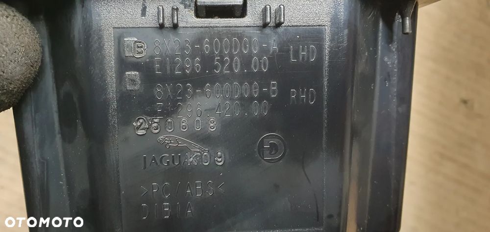 Schowek uchwyt na kubek dekor tunelu drewno Jaguar XF X250 8X23-600D00-A 8X23-600D00-B - 5