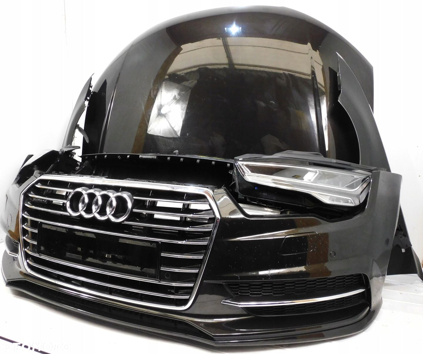AUDI A7 C7 4G8 LIFT S LINE KOMPLETNY PRZÓD ZDERZAK LAMPY MASKA PAS LY8X - 2