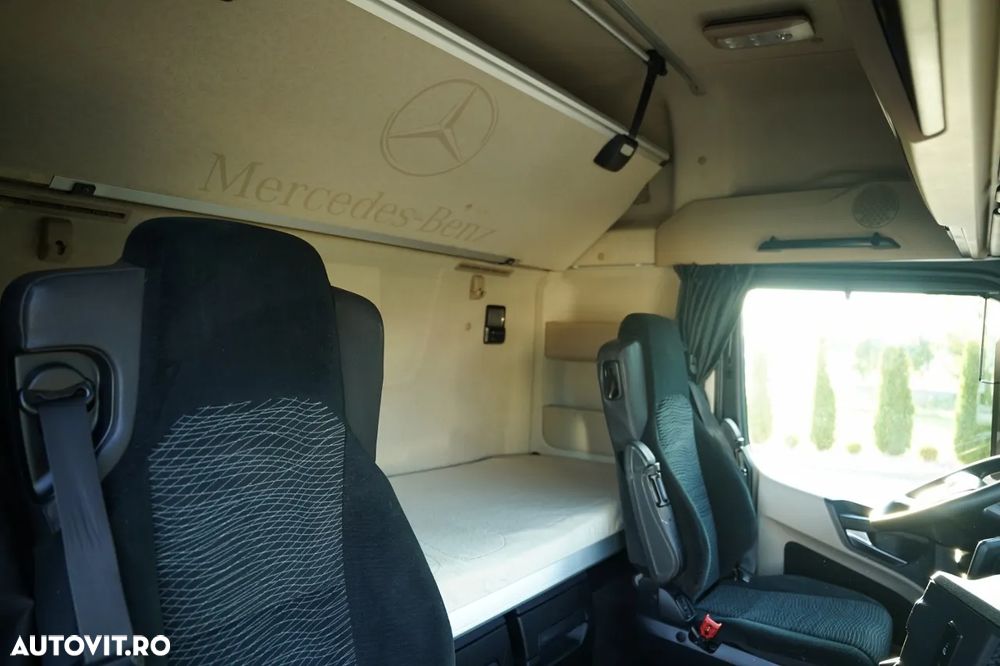 Mercedes-Benz ACTROS 2545 / ANSAMBLU TANDEM - 120 M³ / ÎNCĂRCARE PRIN TRECERE (DRIVE-THROUGH) / PRELATĂ CULISANTĂ / MEGA / 7,4 M + 8,1 M / PLAFON RIDICABIL / PRELATĂ RANFORSATĂ / WIELTON - 35
