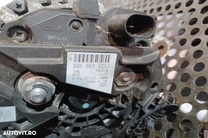 Alternator 2.0BRD 06F903023J 0124525092 Audi A4 B7 [2004 - 2008] Avan - 4