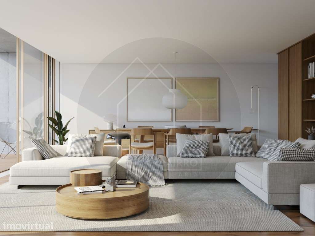 Moradia T3 com Jardim Privativo Arquitetura Vanguardista, Gaia - Grande imagem: 2/11