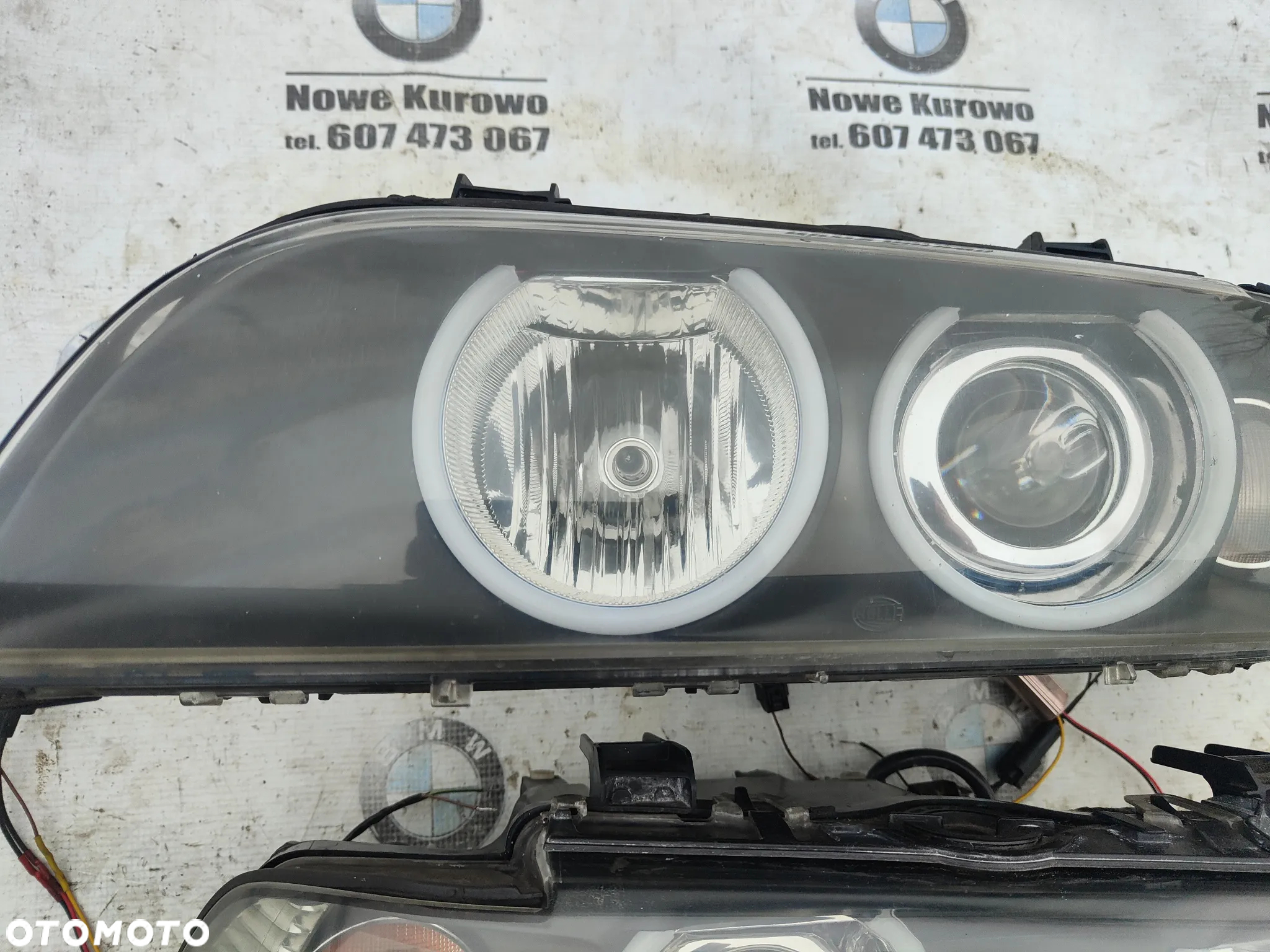 BMW E39 Lifting Lampa Przednia Lewa Prawa BiXenon Kierunek w ringach - 3