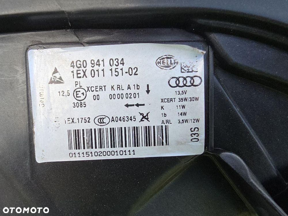AUDI A6 S6 RS6 C7 4G0 4G Lampa prawa przód Full Led Dynamic 4G0941034 - 10