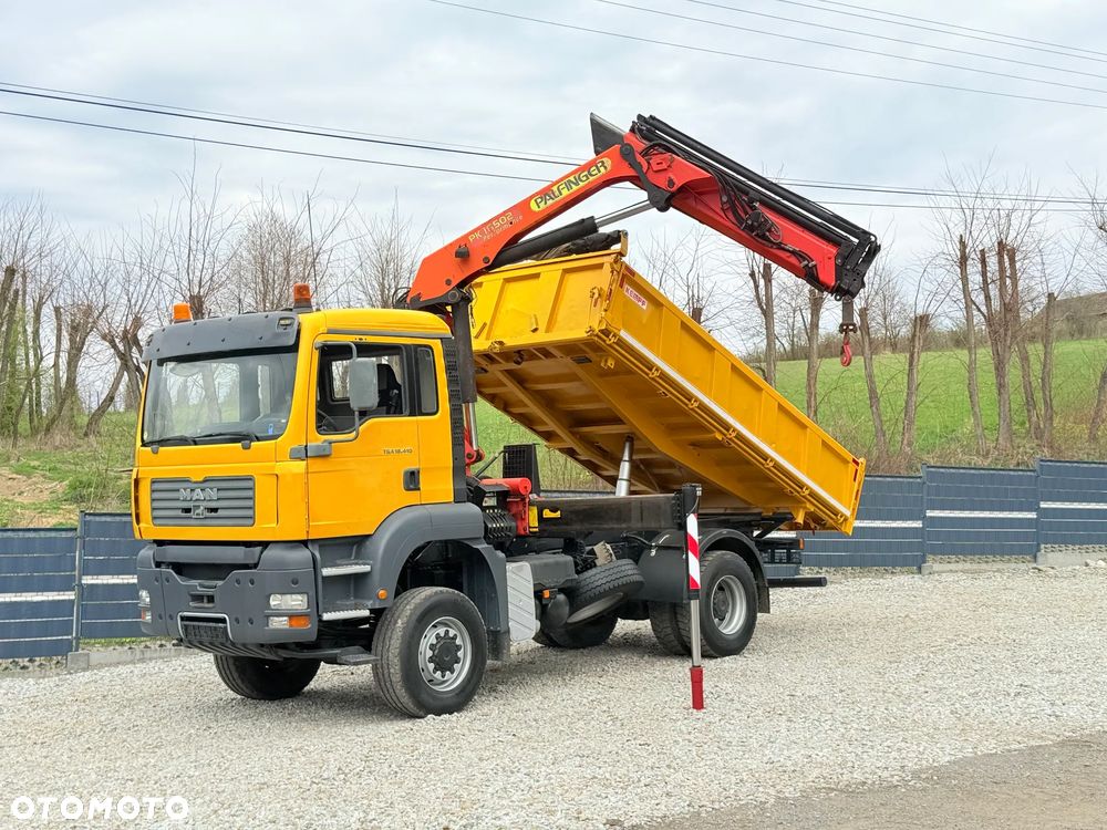 MAN * MAN TGA 18-410 * KIPER WYWROTKA * 4x4 * HDS Palfinger PK16500* Sprowadzony* Bardzo Dobry Stan * - 21
