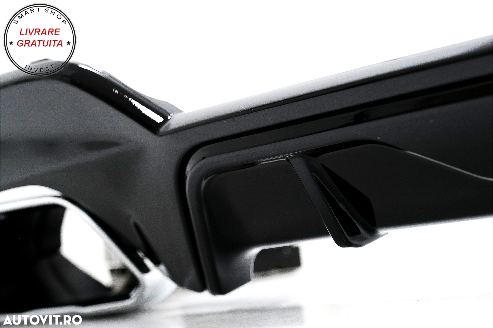 Difuzor Bara Spate Evacuare Dubla si Tobe Ornament Crom BMW 3 Series G20 G28 Sedan- livrare gratuita - 10