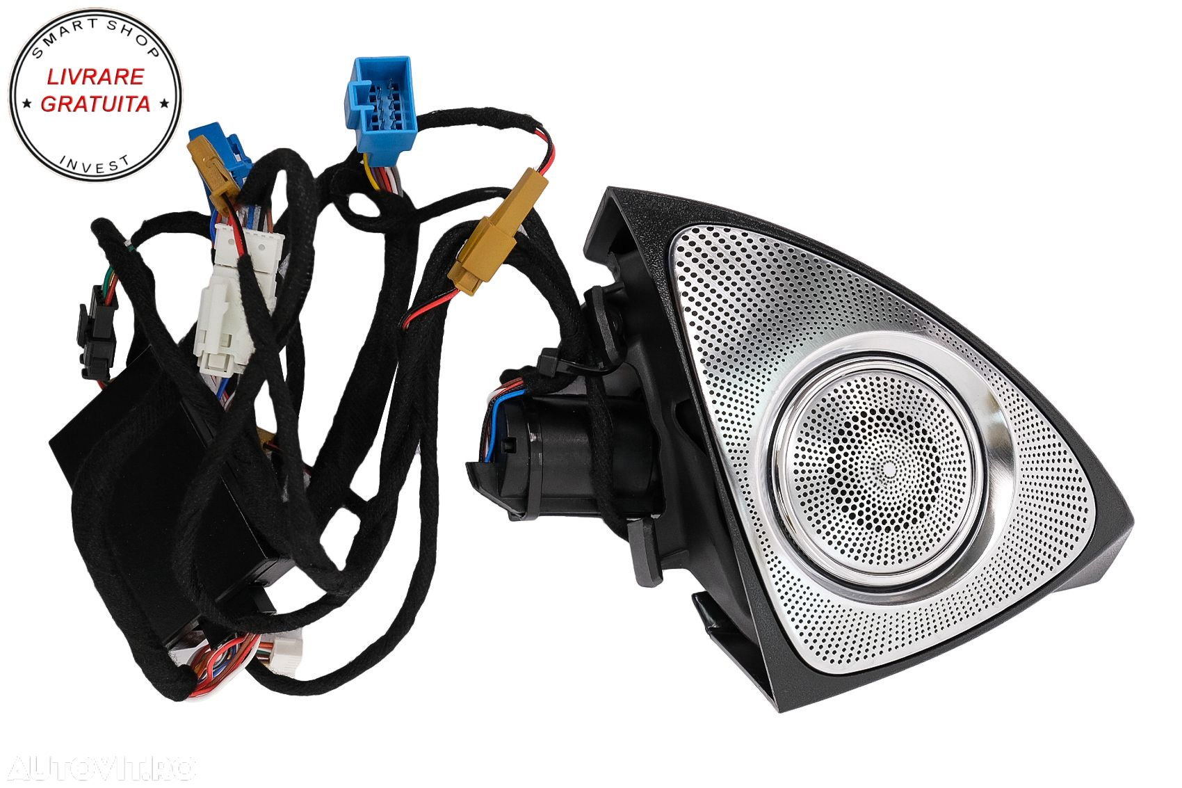 Tweeter LED rotativ cu 64 culori Mercedes C-Class W205 C205 S205 (2014-2018)- livrare gratuita - 2