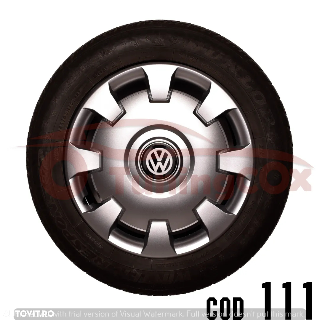 Capace roti VOLKSWAGEN R13 La set de 4 buc,Capace janata aliaj - 7