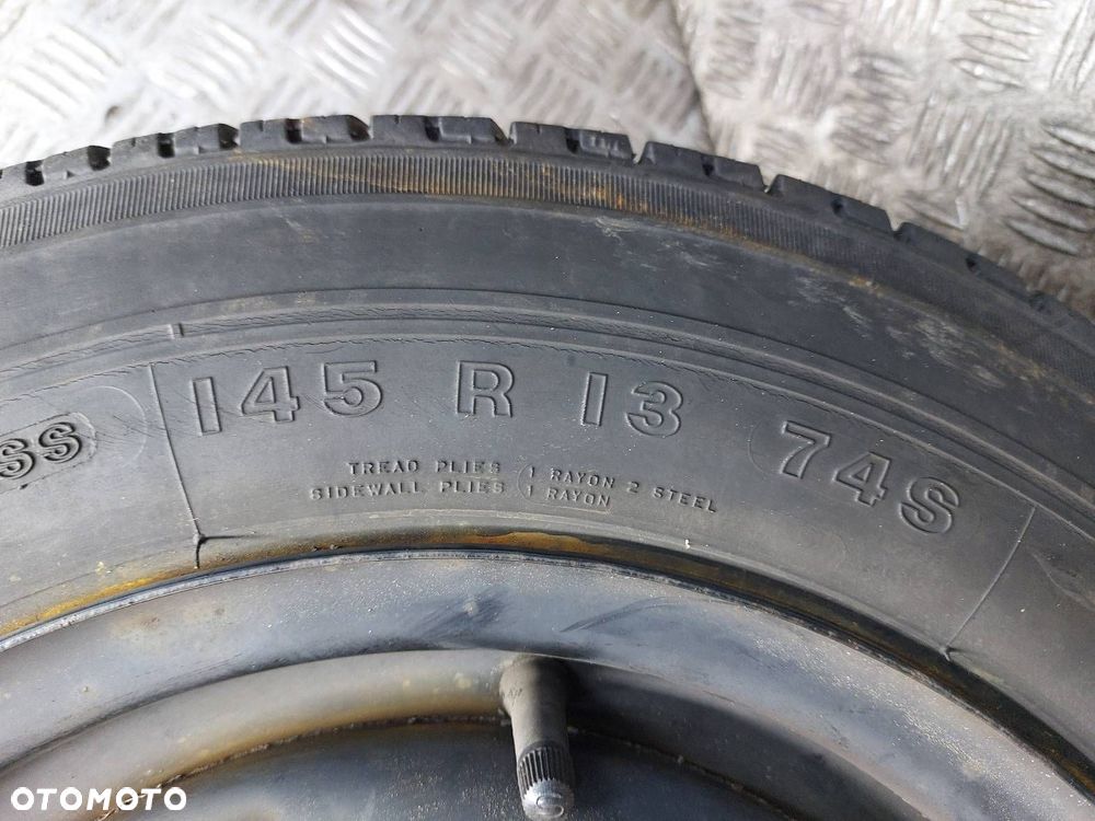 KOŁO FELGA OPONA ZAPAS 4X100 4,5Jx13 145R13 VW POLO II 867601025G - 8