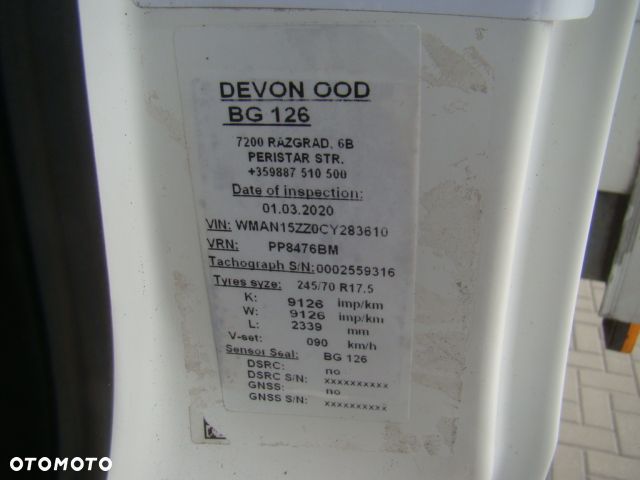 MAN TGL 12-220 8.10M KLIMA WINDA 2000KG - 20