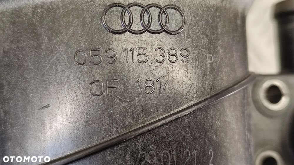 VW TOUAREG 7P Q7 4L 10-15R PODSTAWA OBUDOWA FILTRA OLEJU 3.0 V6 059115389P 059115389 P - 4