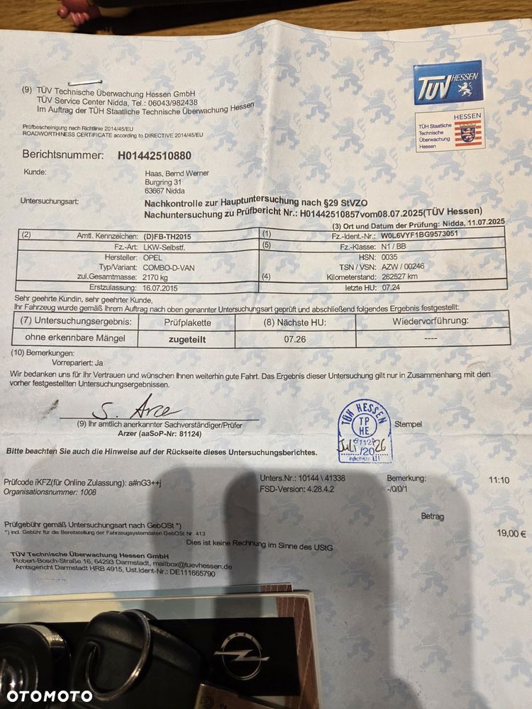 Opel Combo 2.0 CDTI L1H1 LKW-Zulassung Selection - 19