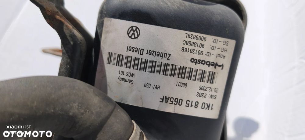 Webasto kompletne VW Touran Passat b6 2.0 TDI 1.9 TDI wszystkie części - 7
