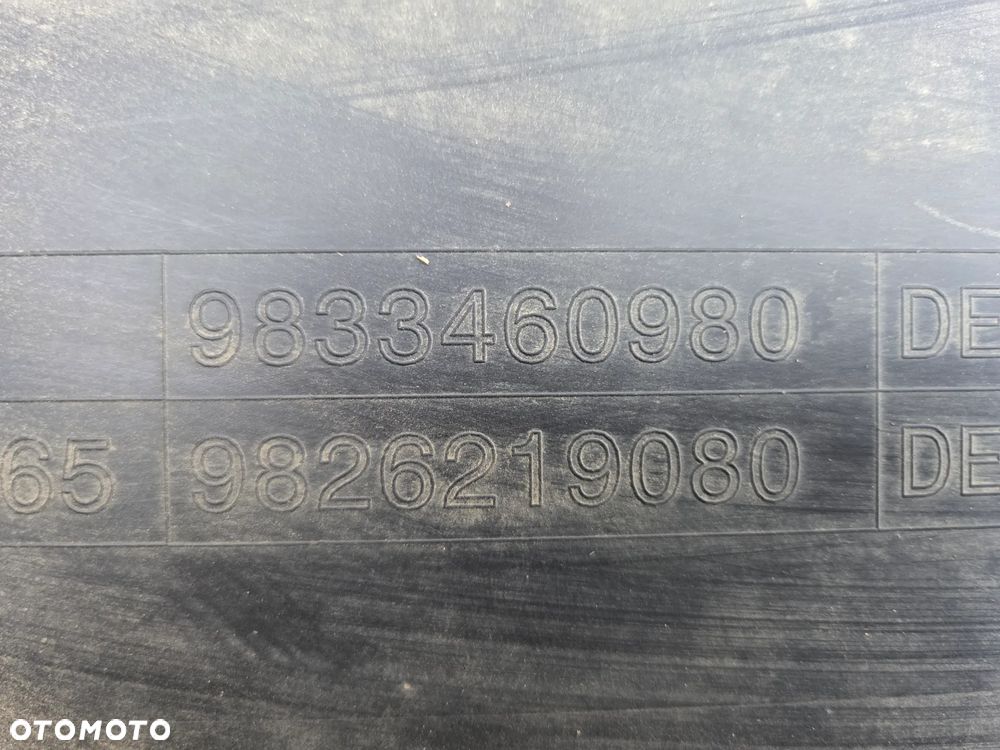 Płyta osłona pod zderzak tylny tył Peugeot 208 II Eklektyk - 12