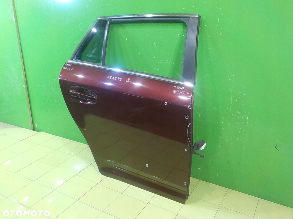 TOYOTA AVENSIS III T27 LIFT I 1.8 B 12r KOMBI 5D drzwi prawe tyl kompletne - 3