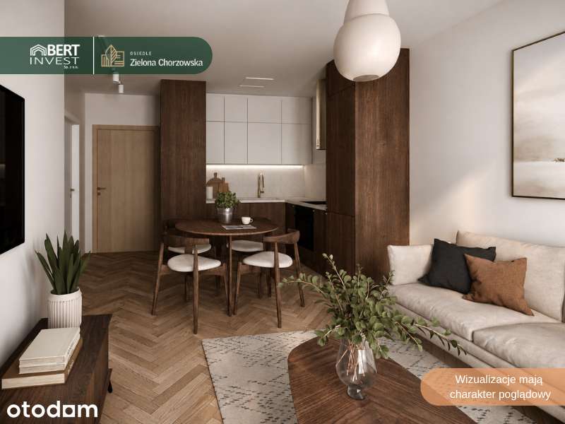 3 pokoje | Wygodny układ | 45,49m2
