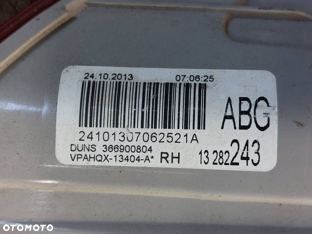 LAMPA PRAWY TYŁ OPEL ASTRA J KOMBI 13282243 - 5
