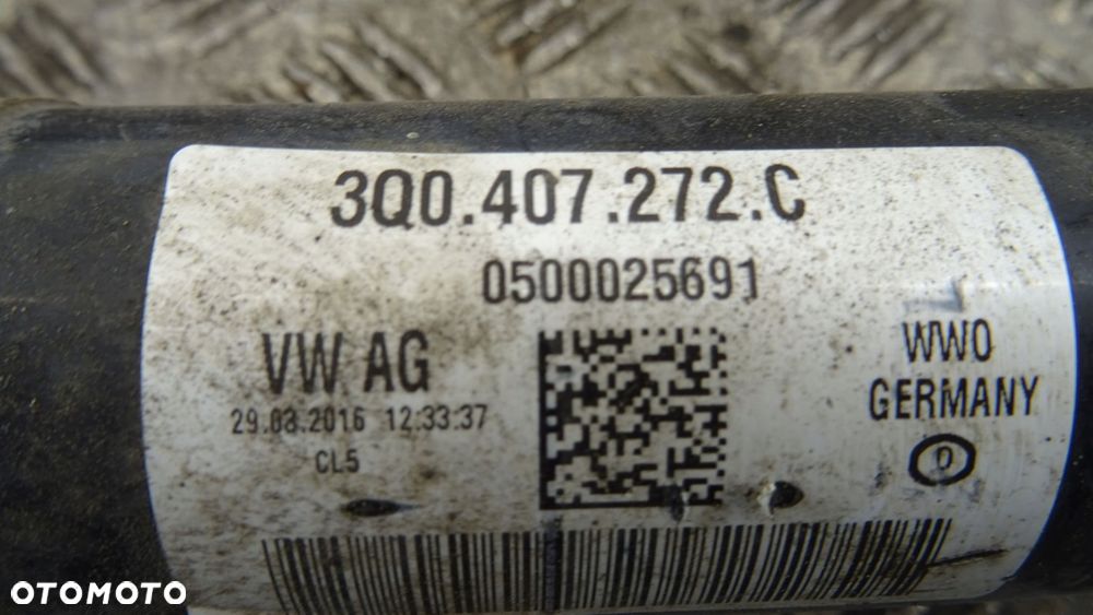 półoś prawa vw passat b8 3q0407272c - 4