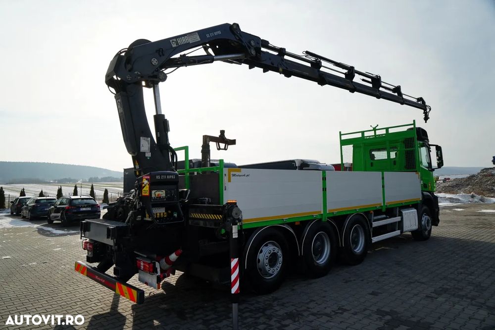 Mercedes-Benz OCS 3240 / 8x4 / LIVRARE - 7,2 M / + HIAB 211 HDS / RADIOCOMANDĂ / ROTATOARE / FURCĂ / PUNCT DE RIDICARE / EURO 6 - 4