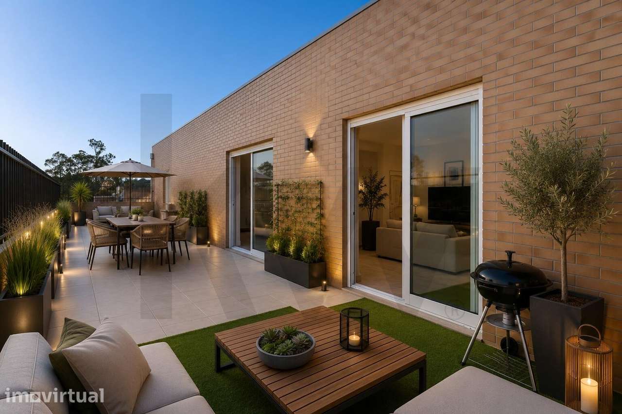 Penthouse T3 Duplex | 190 m2 | 77 m2 de Terraços | 2 lugares de Garage - Grande imagem: 2/39