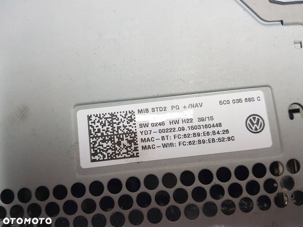 VW TIGUAN I 5N LIFT 11-15r JETTA 5C RADIO NAWIGACJA 5C0035680C - 5