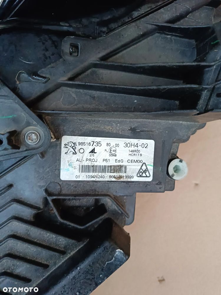 Full Led prawy lewy Peugeot 308 T10 III 3 lampa prawa lewa - 6