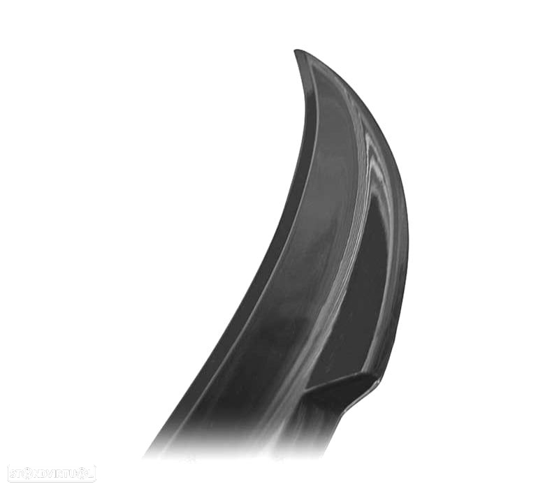 AILERON LIP SPOILER TRASEIRO BMW E90 05-12 LOOK M4 PSM PRETO BRILHANTE - 3