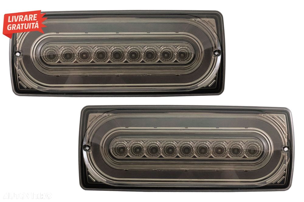 Stopuri Full LED Mercedes W463 G-Class (1989-2017) Semnal Secvential Dinamic Fumur- livrare gratuita - 12