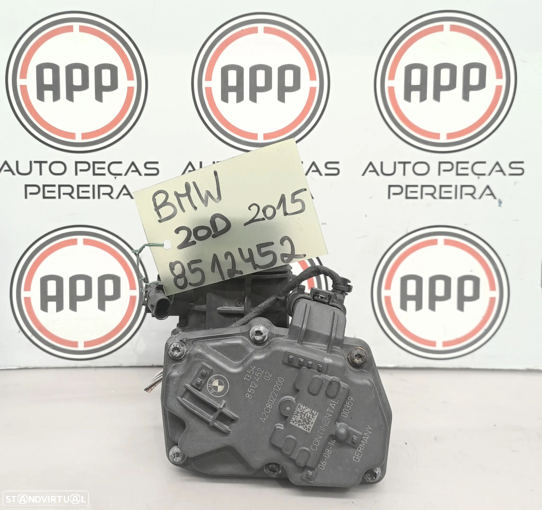 Borboleta de admissão BMW 20D, referência 8512452. - 1