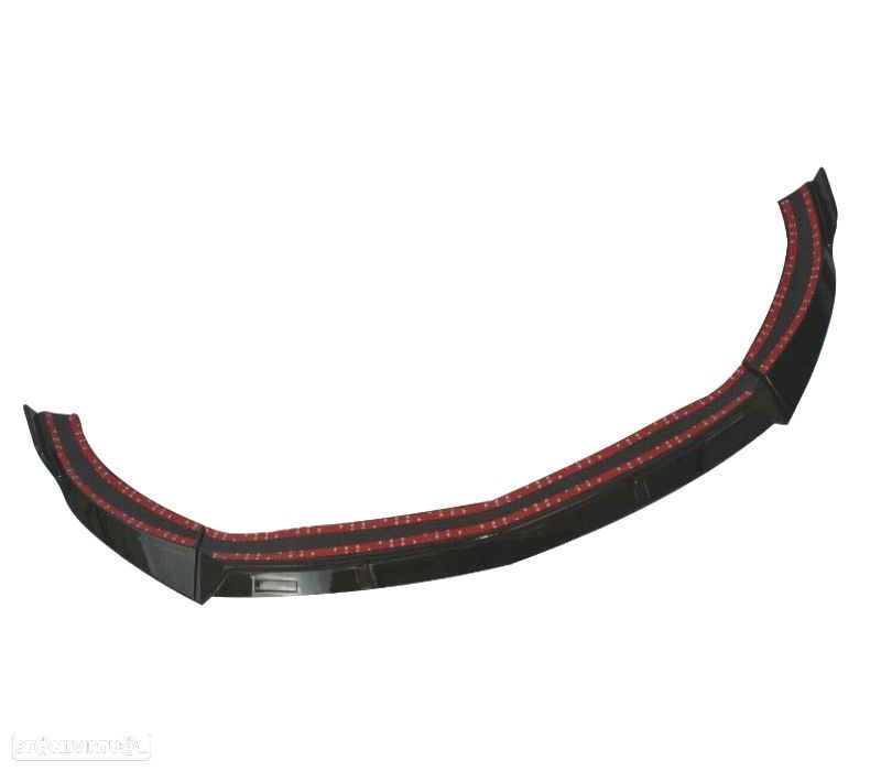 SPOILER LIP FRONTAL MERCEDES CLA W117 AMG 14-18 LOOK BRABUS PRETO BRILHANTE - 5
